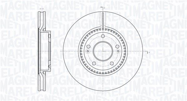 MAGNETI MARELLI Bremžu diski 361302040546